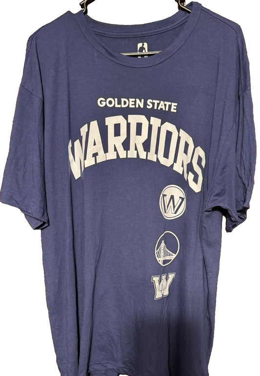 Golden State Warriors Men Sz XL Blue Vintage S/S T-Shirt
