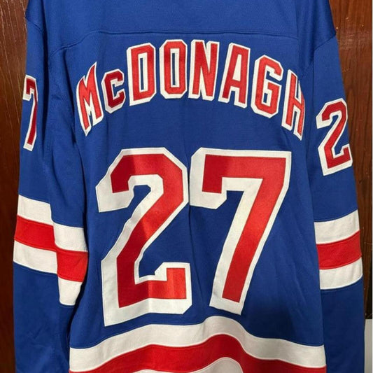 New York Rangers Fanatics Ryan McDonagh Blue Jersey Men Sz XL New With Tags