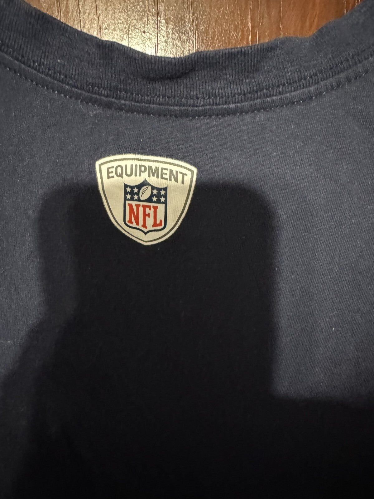 New England Patriots T Shirt Men L Gray Nike Tee NFL