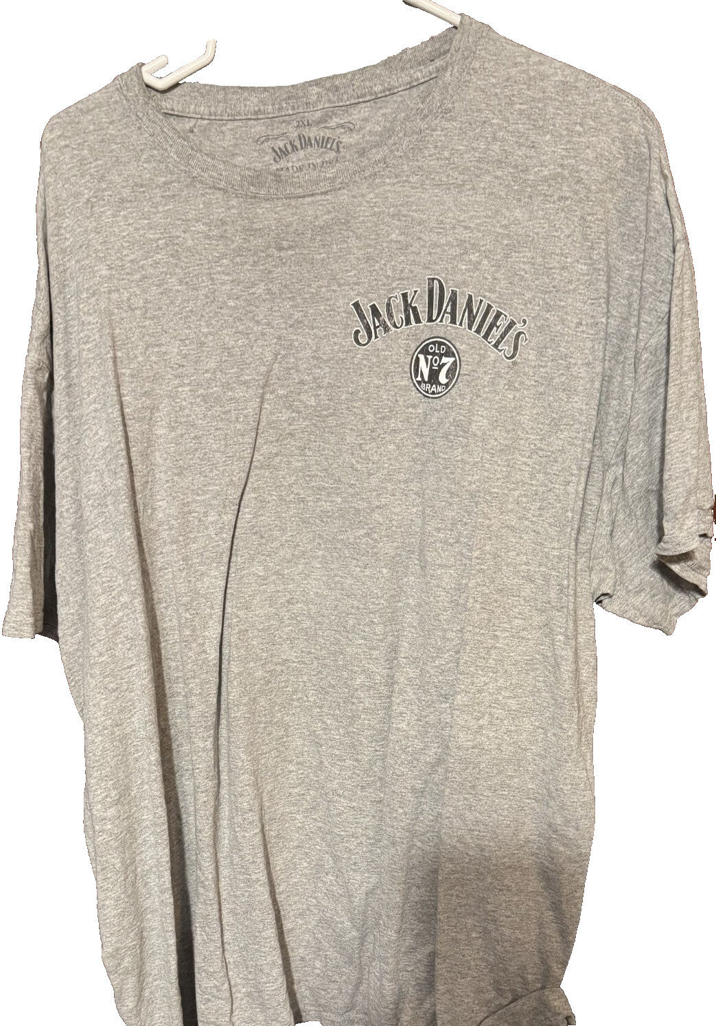 Jack Daniels Old Number 7 Gray T-Shirt Men Size XXL