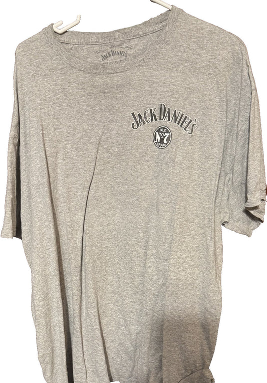Jack Daniels Old Number 7 Gray T-Shirt Men Size XXL
