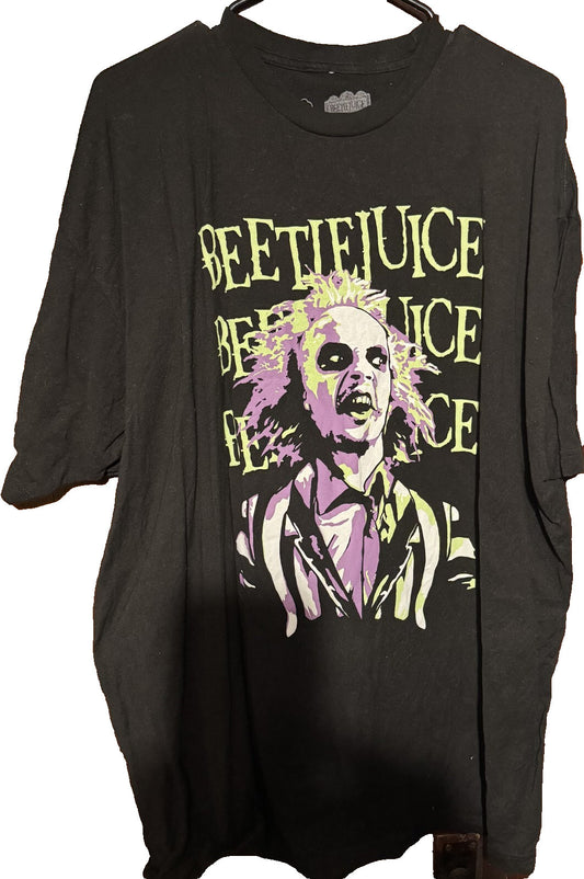 Beetlejuice Short Sleeve T-Shirt Men 3XL Black
