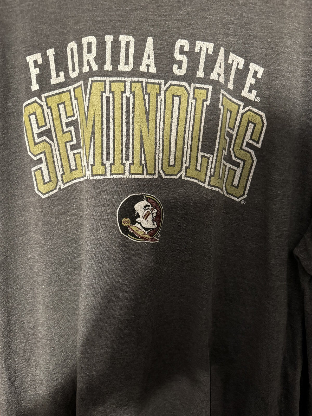 Florida State Seminoles FSU Fanatics T-Shirt Men Sz 2XL Gray