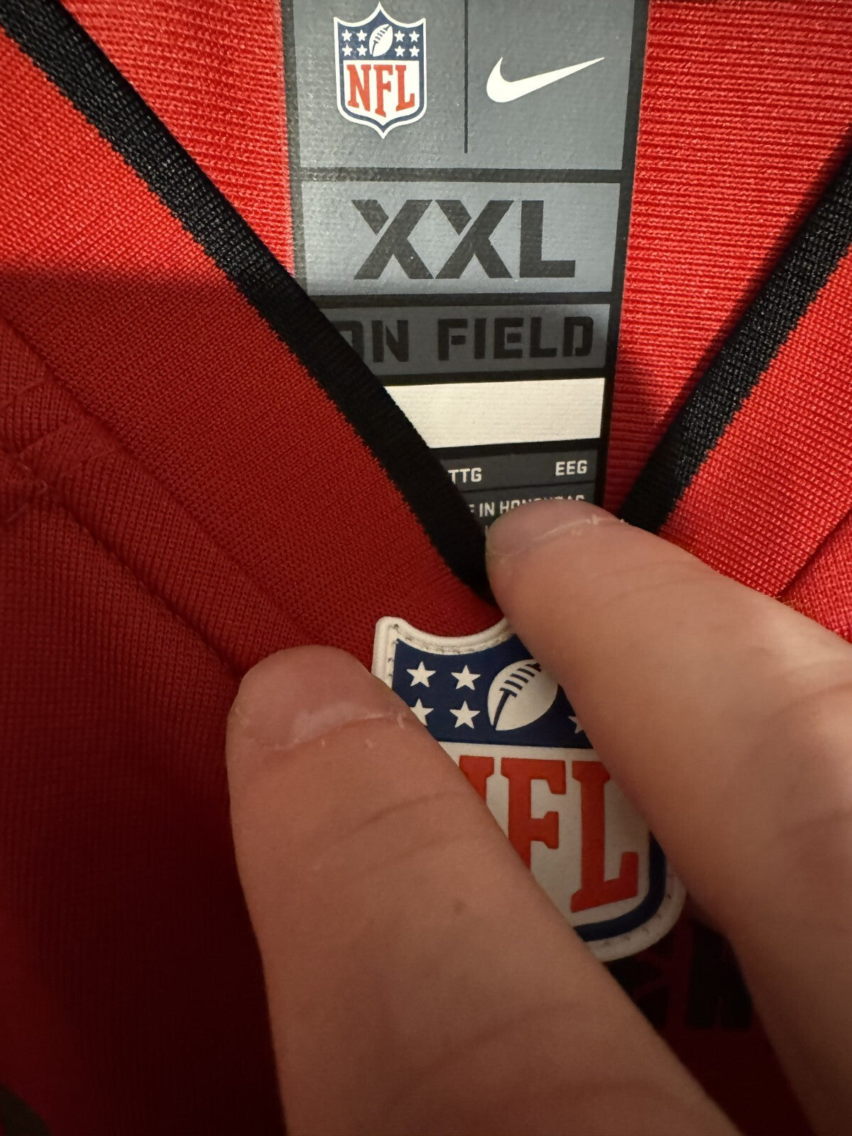 Tampa Bay Buccaneers Tom Brady Jersey Men’s Size XXL Red