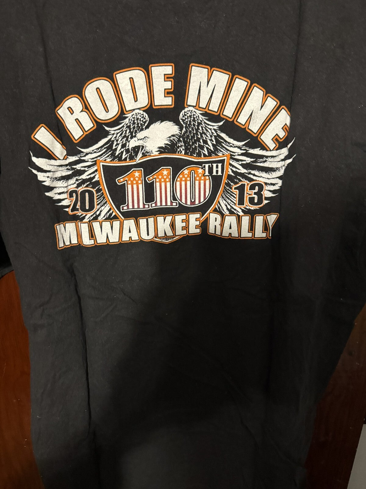 Milwaukee Motorcycle Rally Harley-Davidson Vintage T Shirt Men's Sz XL Black H-D