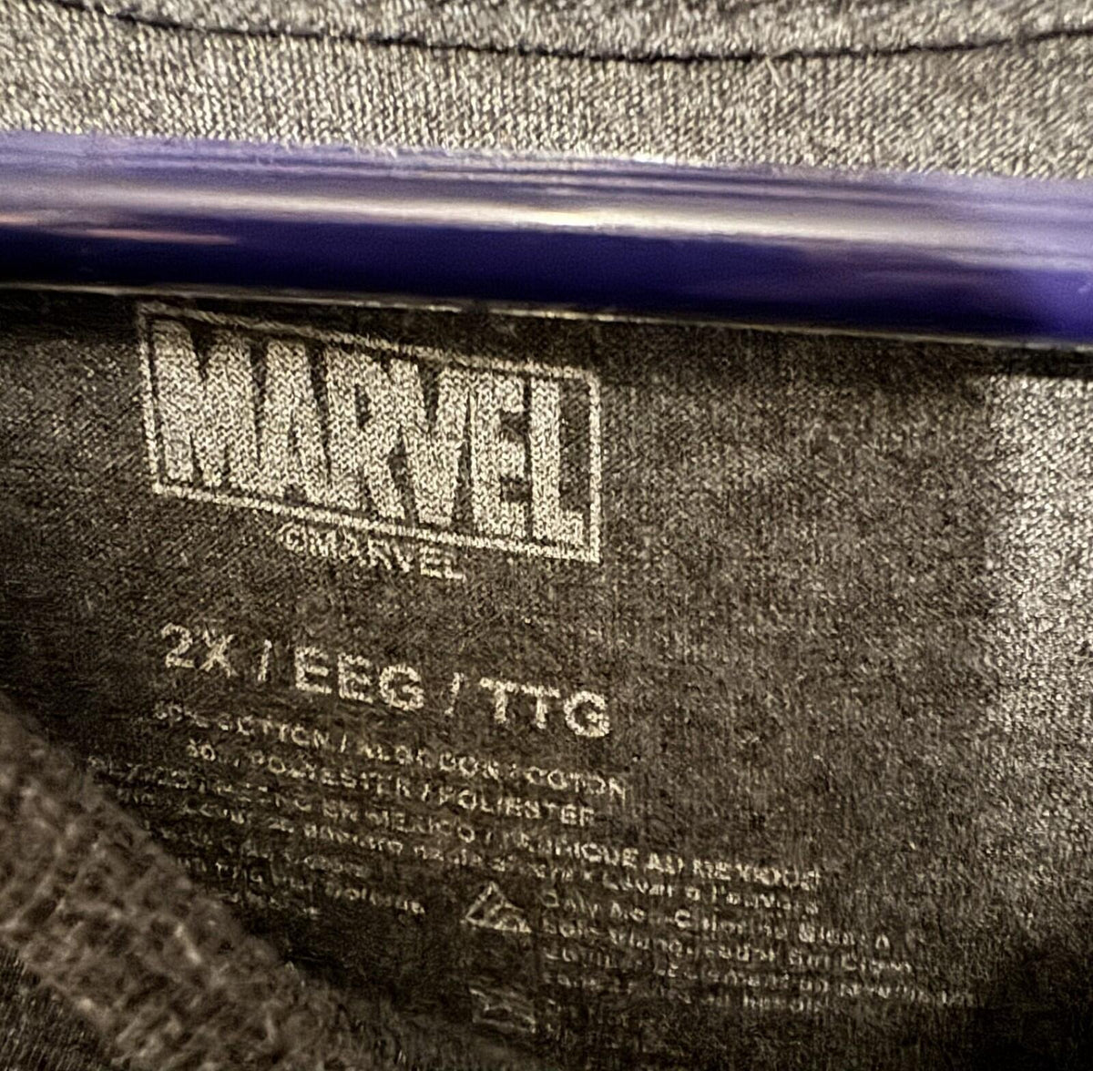Marvel Periodic Table Avengers Short Sleeve Tee shirt Men's Sz 2XL Black