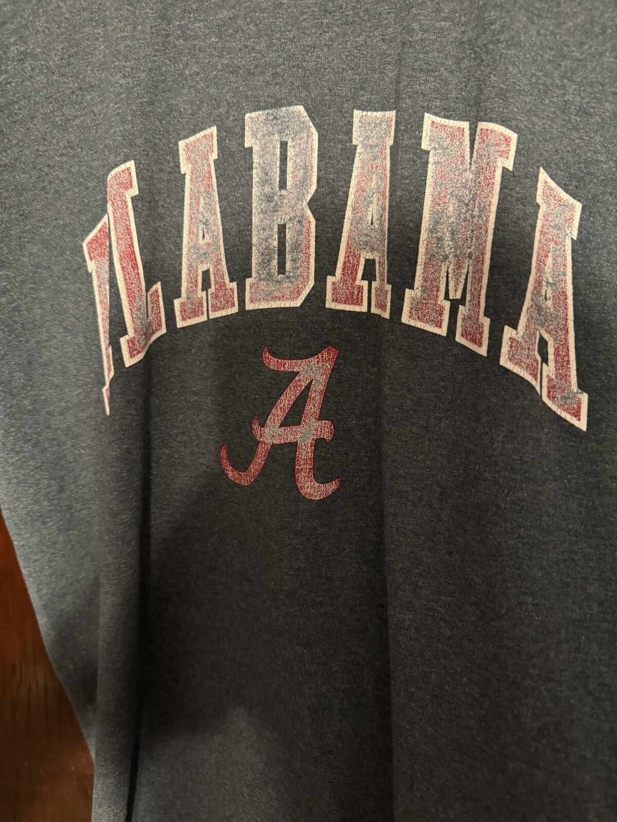 Alabama Crimson Tide T-Shirt Gray Men Sz M