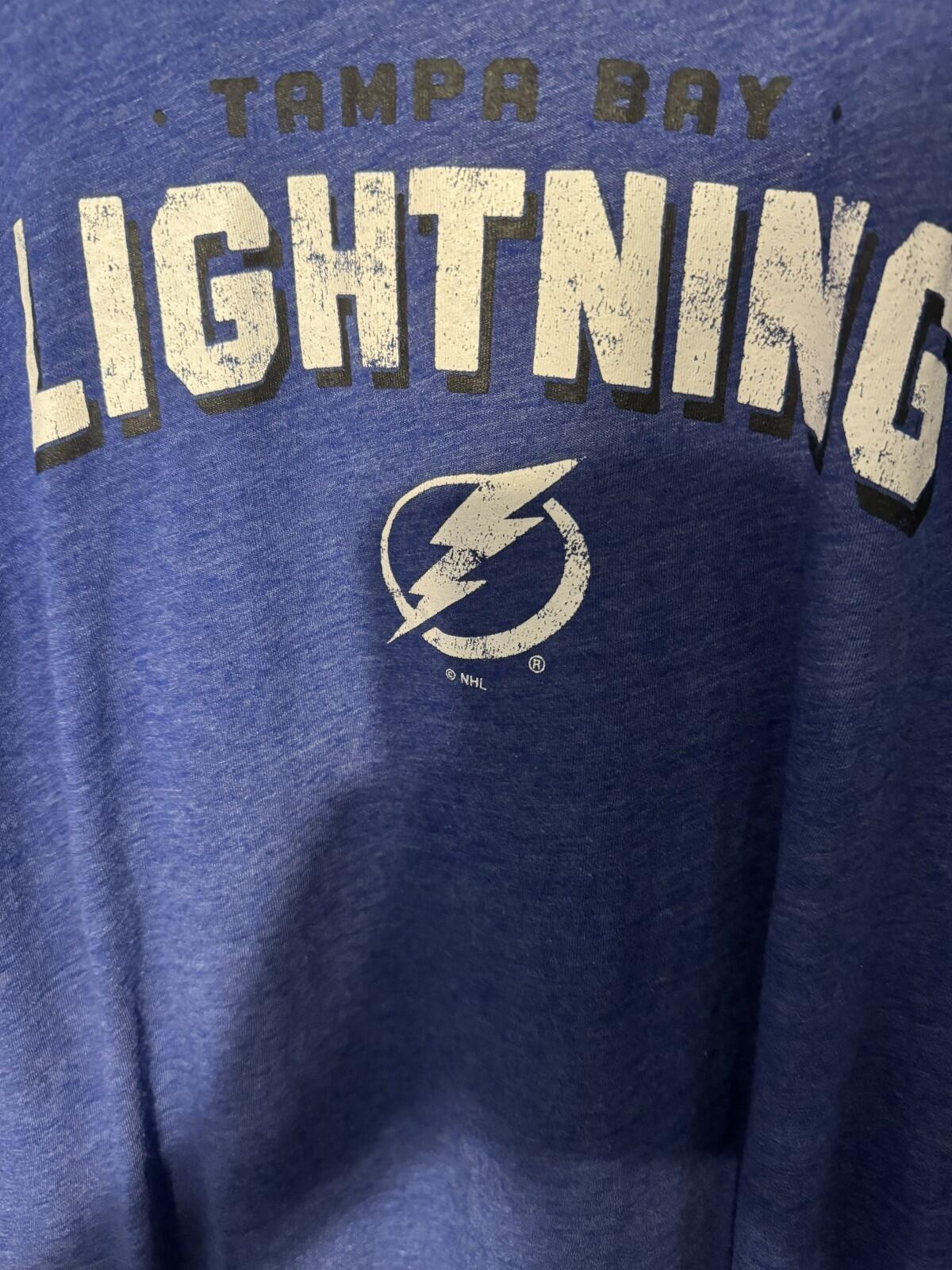 Tampa Bay Lightning T-shirt Men's Size XL Blue