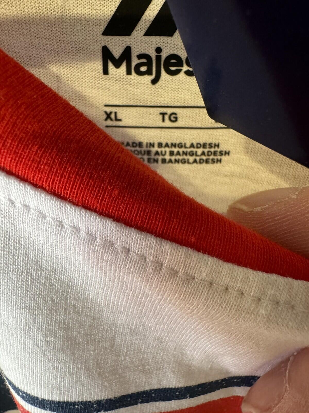 Boston Red Sox Majestic TShirt Men Sz XL White NEW WITH TAGS