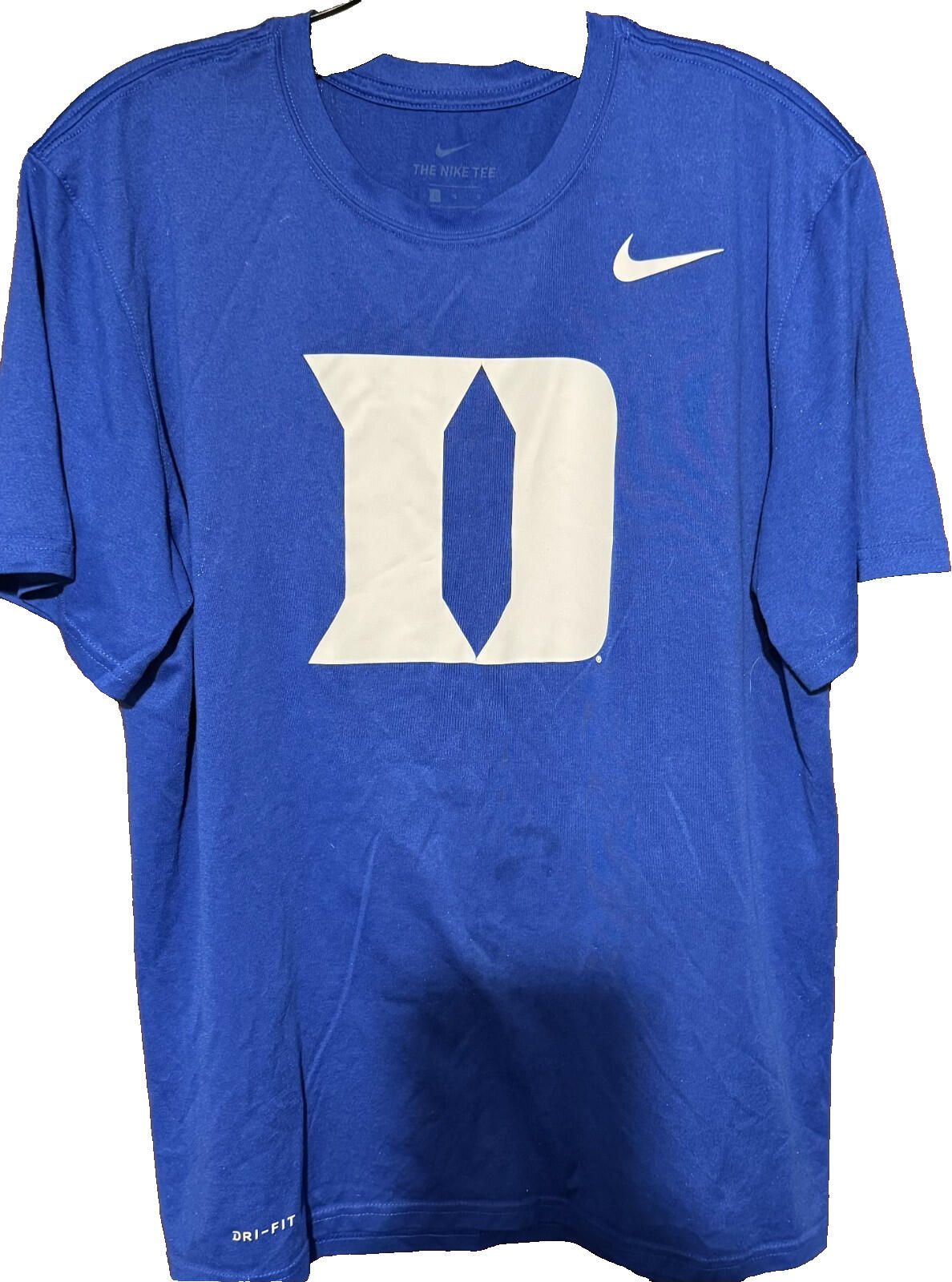 Duke Blue Devils Nike t-shirt Men Sz L Blue NCAA ACC