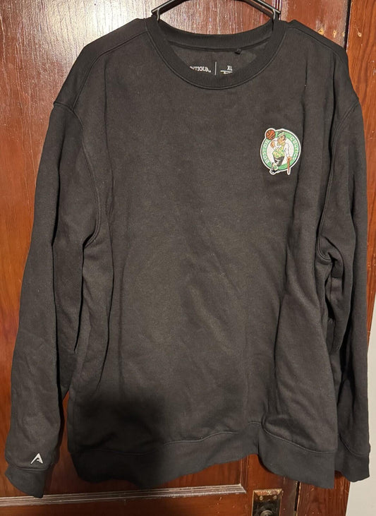 Boston Celtics Antigua Crewneck Sweatshirt Men Size XL Black