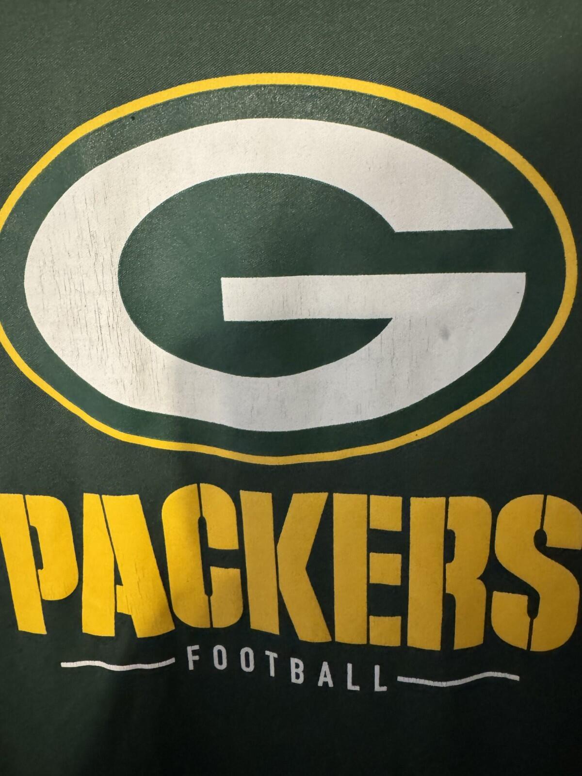 Green Bay Packers t-shirt Kid's Size L Green