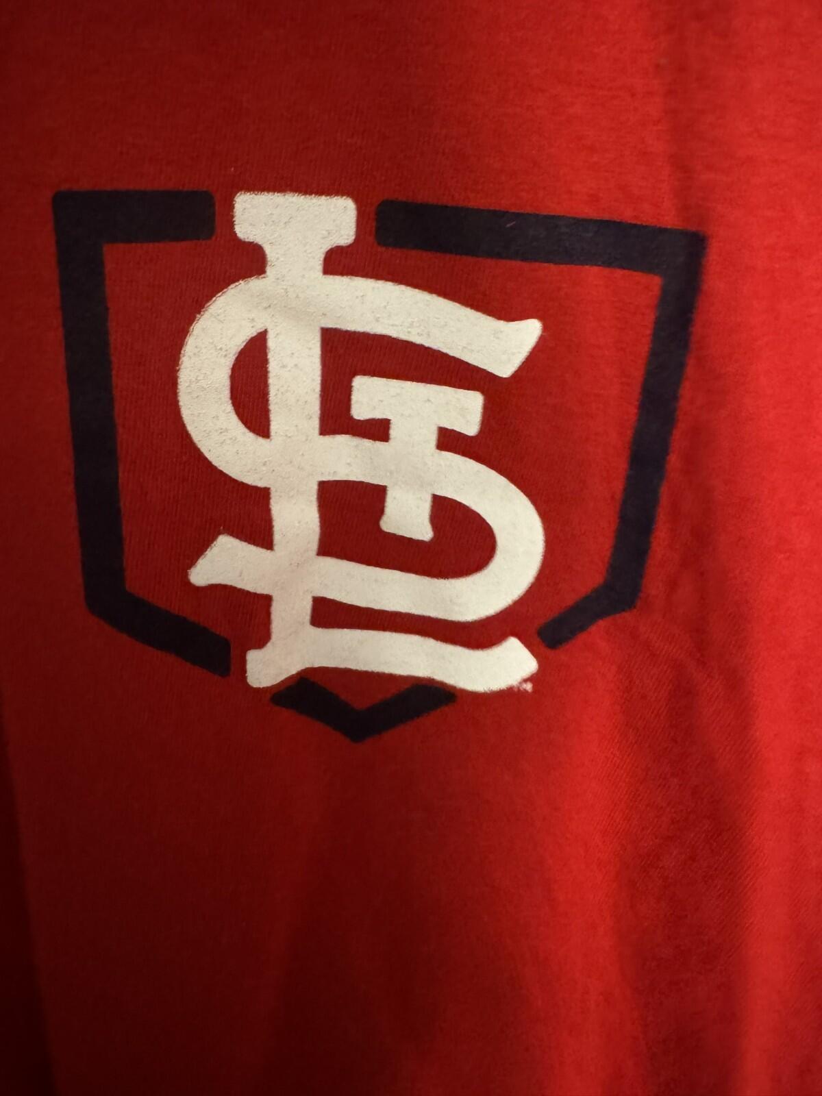 St. Louis Cardinals Short Sleeve T-Shirt Size XL Red