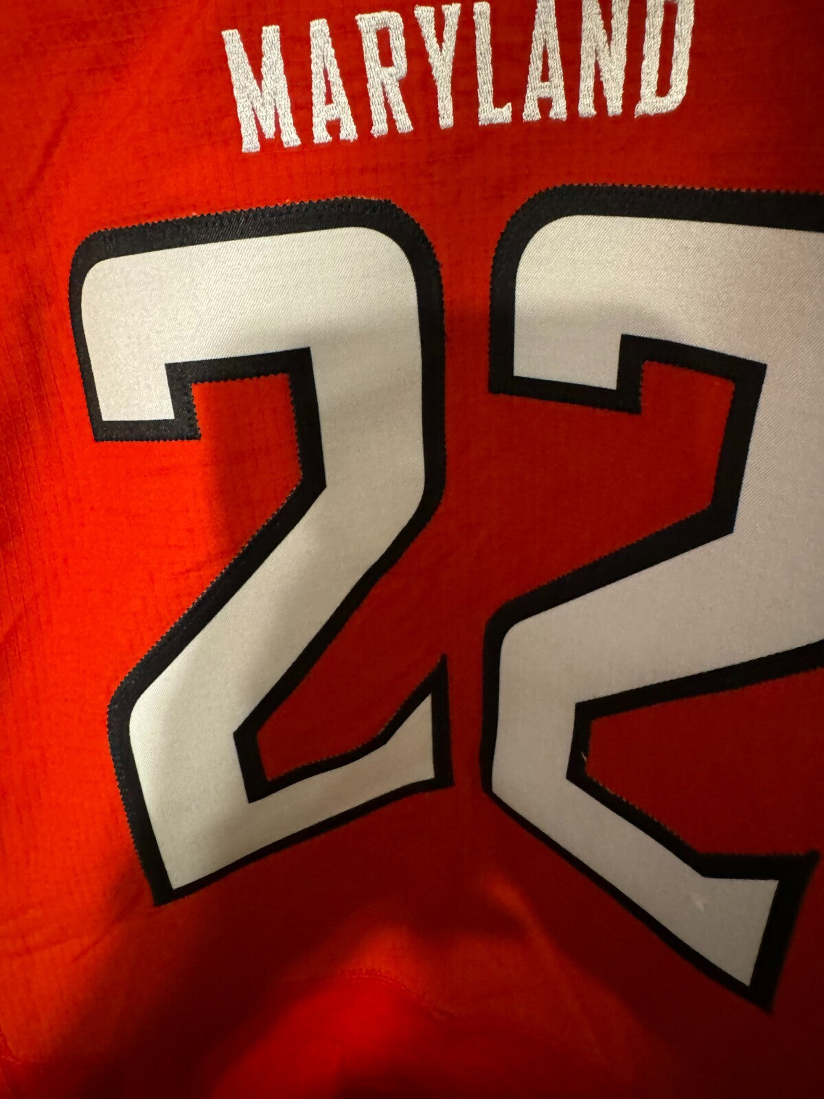 Maryland Terps #22 Under Armour Men Jersey NEW WITH TAGS Red