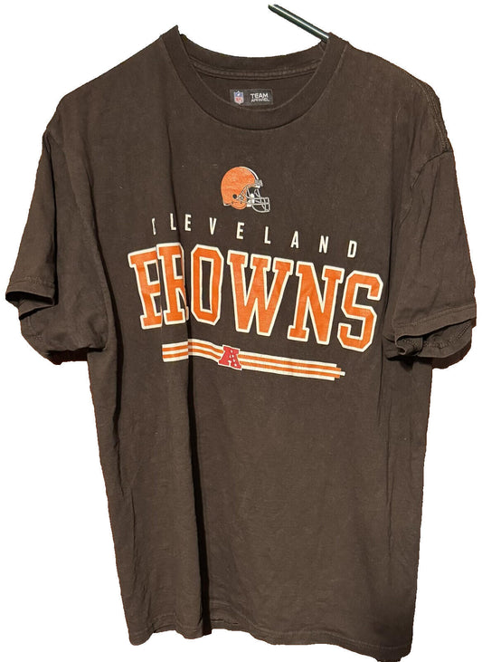 Cleveland Browns S/S T-Shirt Men’s Size L Brown Team Apparel