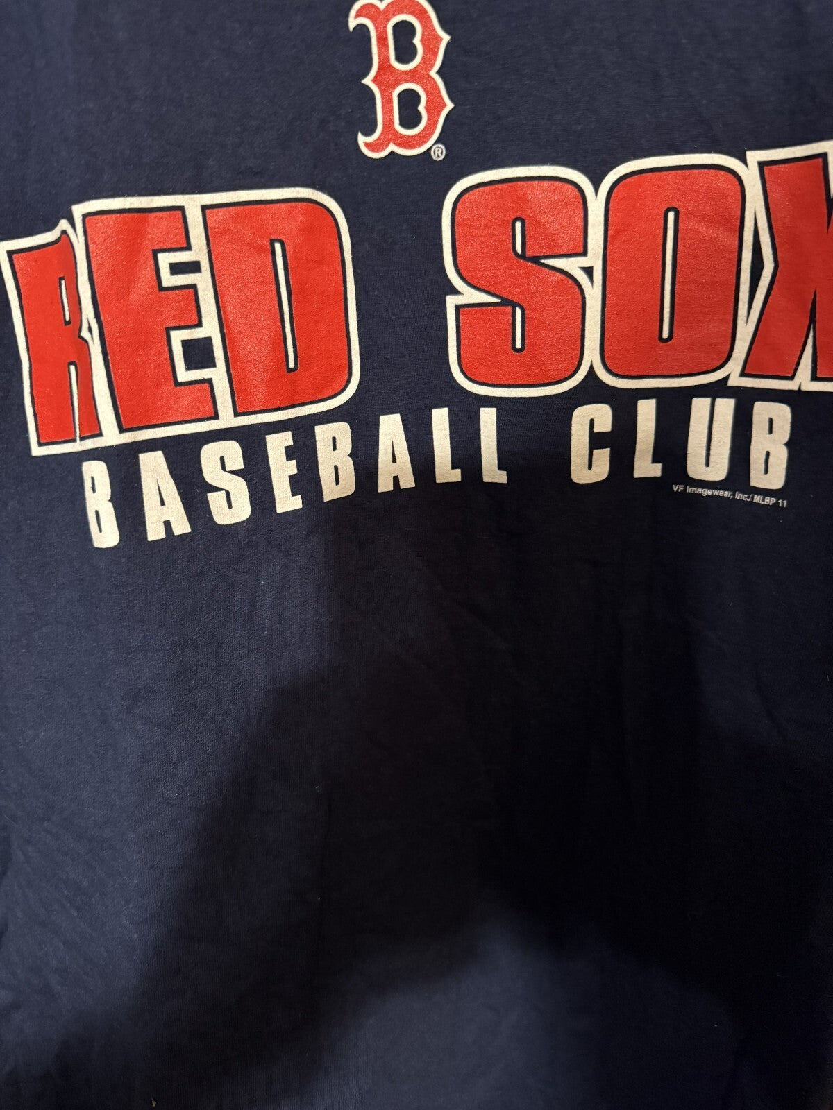Boston Red Sox Short Sleeve Tee Men's L Blue