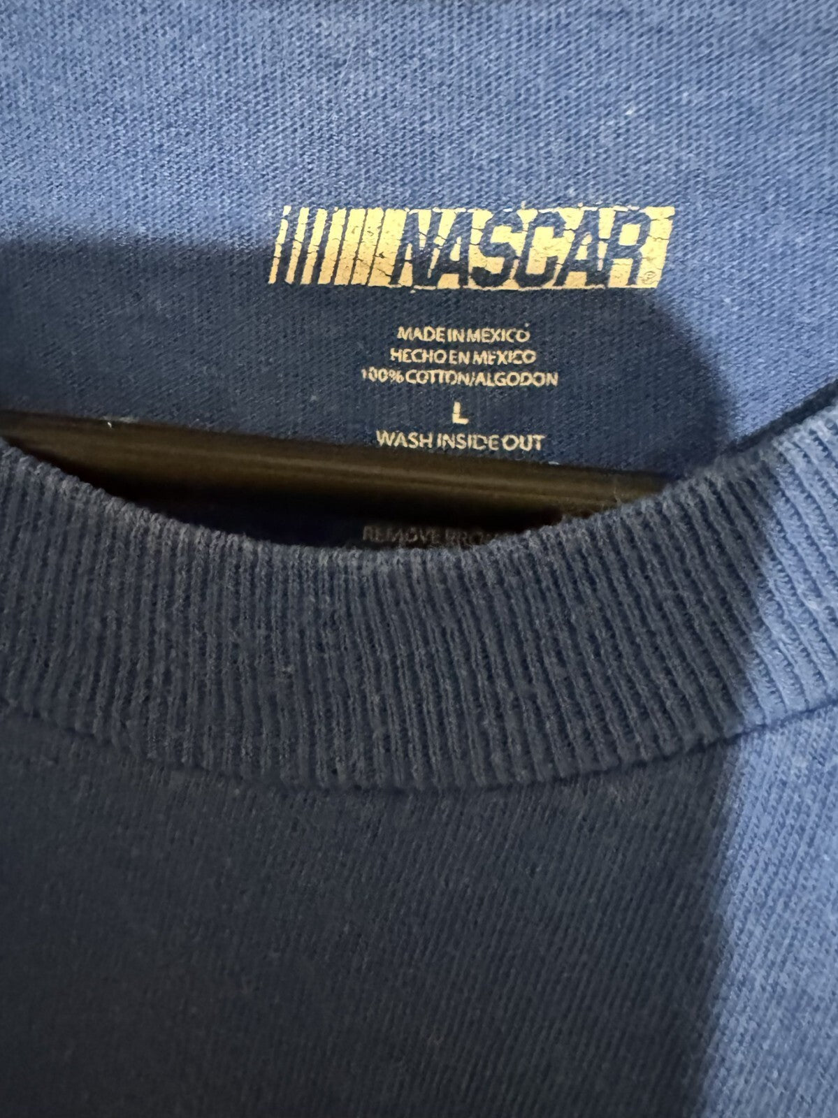 Jimmie Johnson NASCAR Vintage #48 T-Shirt Men's Size L Blue