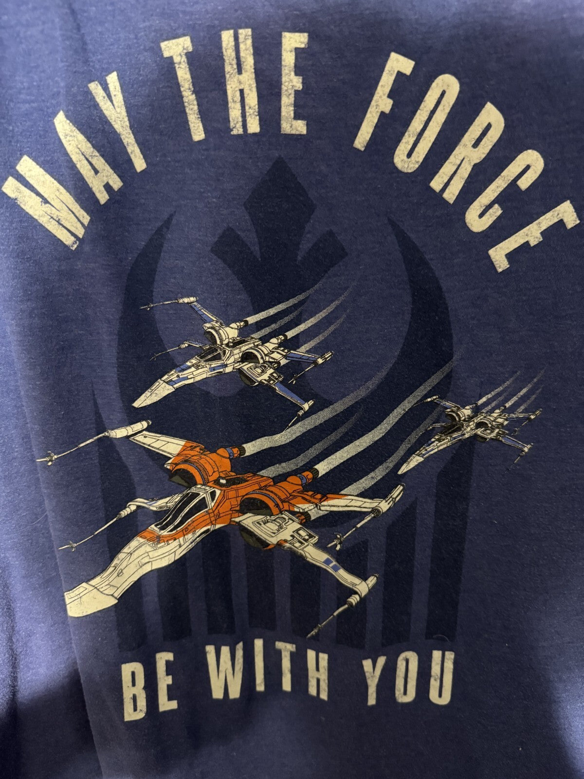 Star Wars Logo T Shirt Men's Size XXL Blue