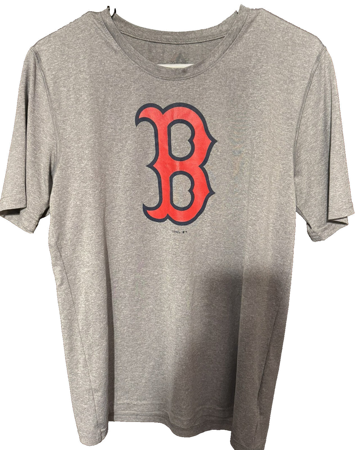 Boston Red Sox Majestic Short Sleeve Tee Kid's XL Gray MLB