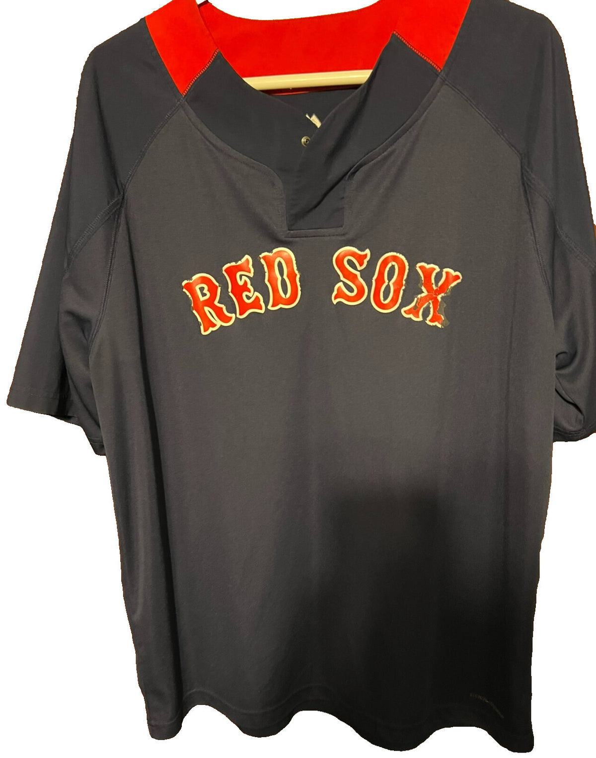 Boston Red Sox Majestic Distressed Windbreaker Men's XL Blue
