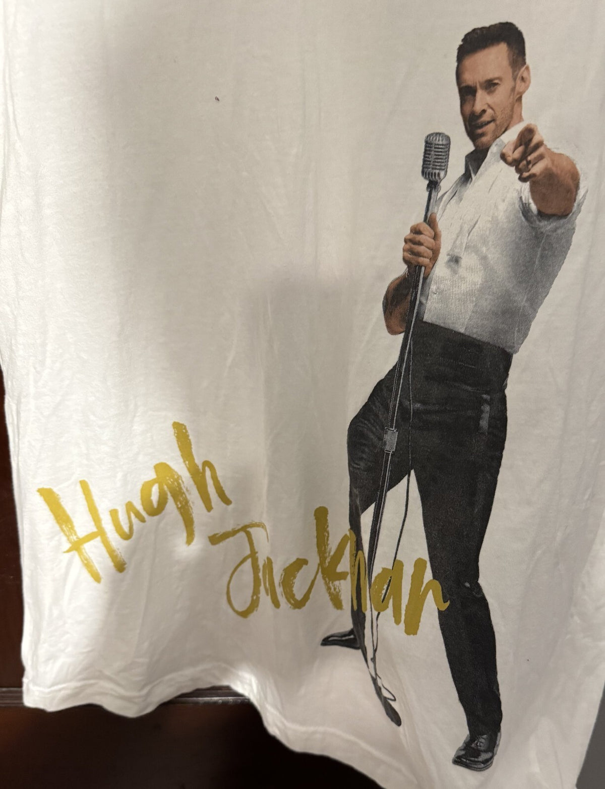 Hugh Jackman 2019 World Tour Concert t-shirt White Men's size L