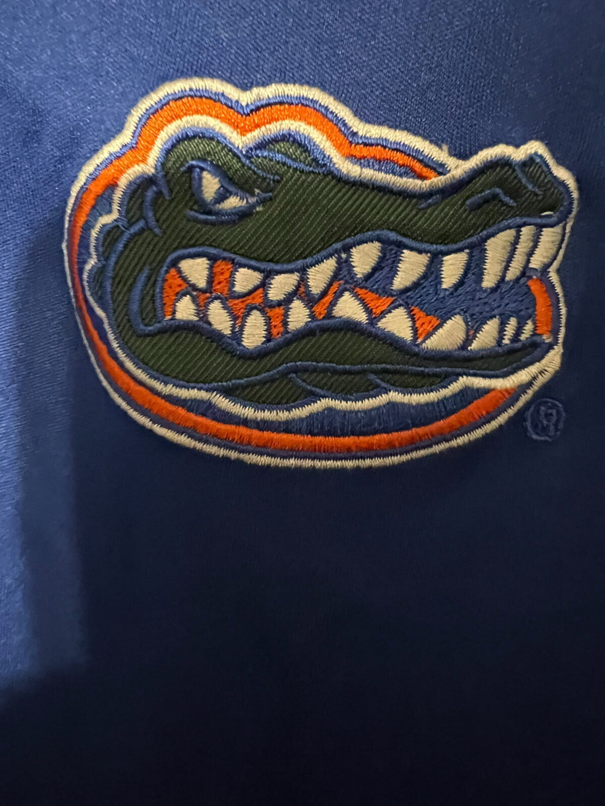 Florida Gators Polo Shirt Adult L Blue College Football UF Golf SEC