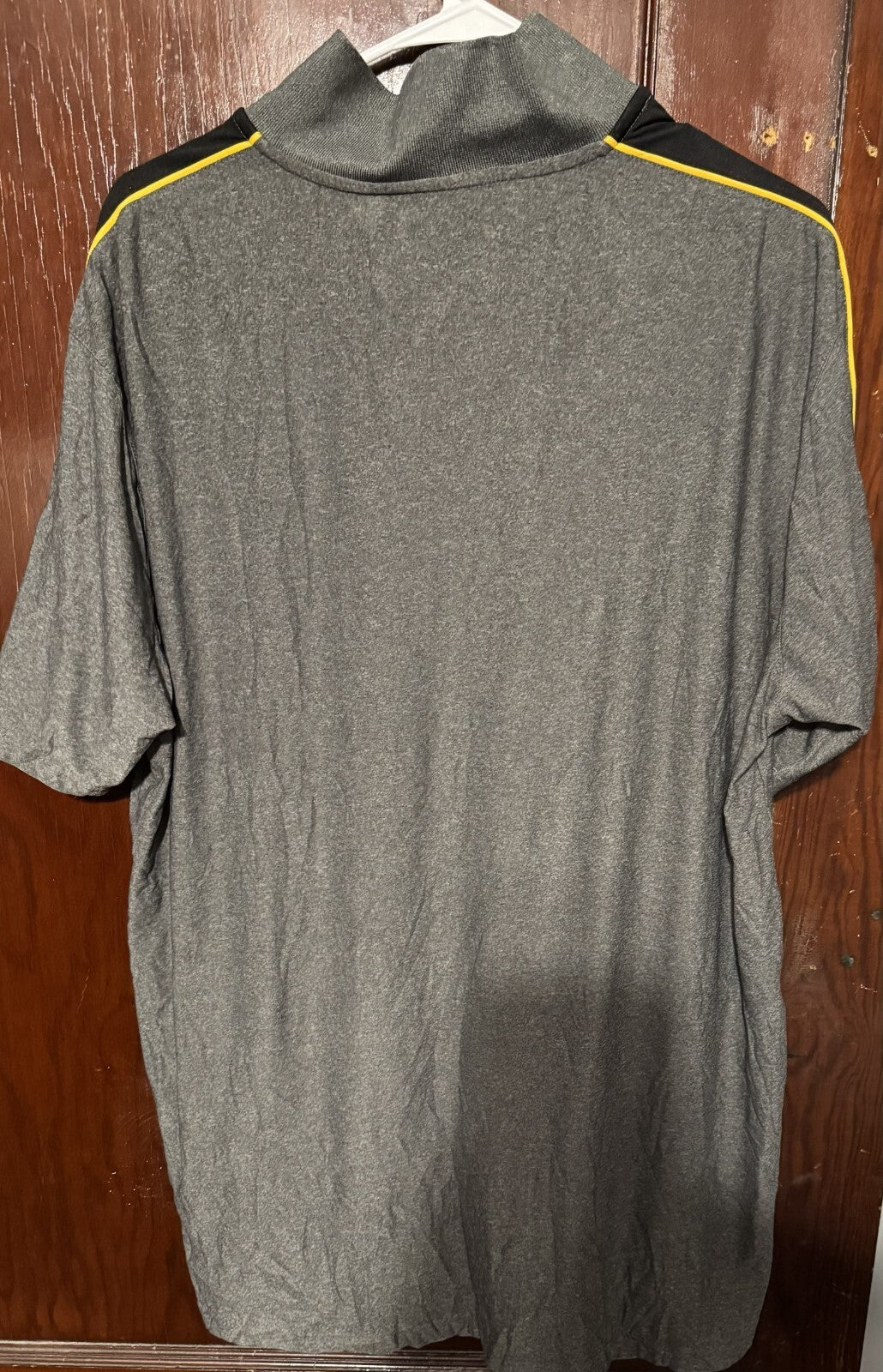 Boston Bruins Fanatics Polo Shirt Gray Men's Sz L