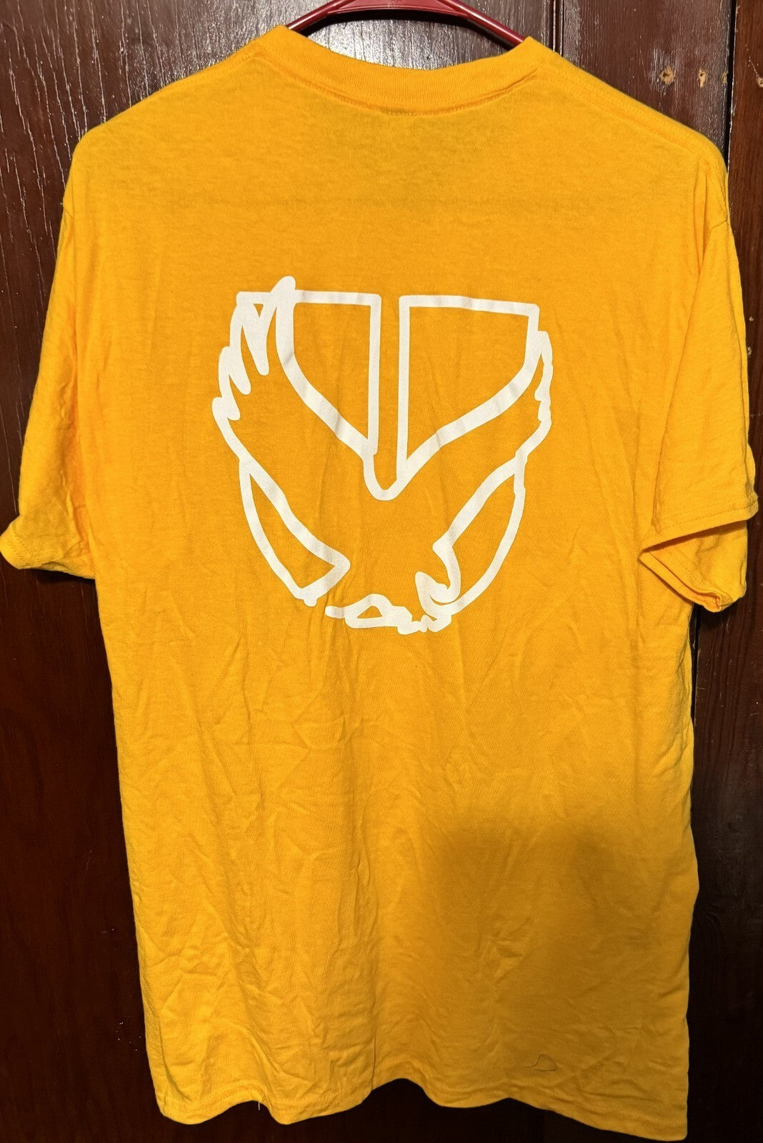 Boston College Eagles 125 Seasons yellow short sleeve tee shirt Men's size L