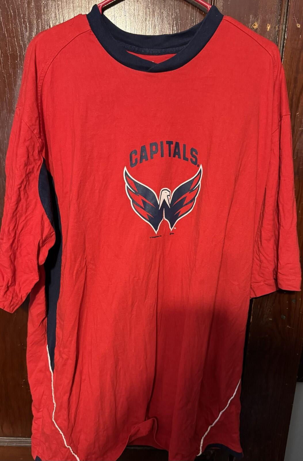 Washington Capitals Majestic T-Shirt Men’s Size Red XL