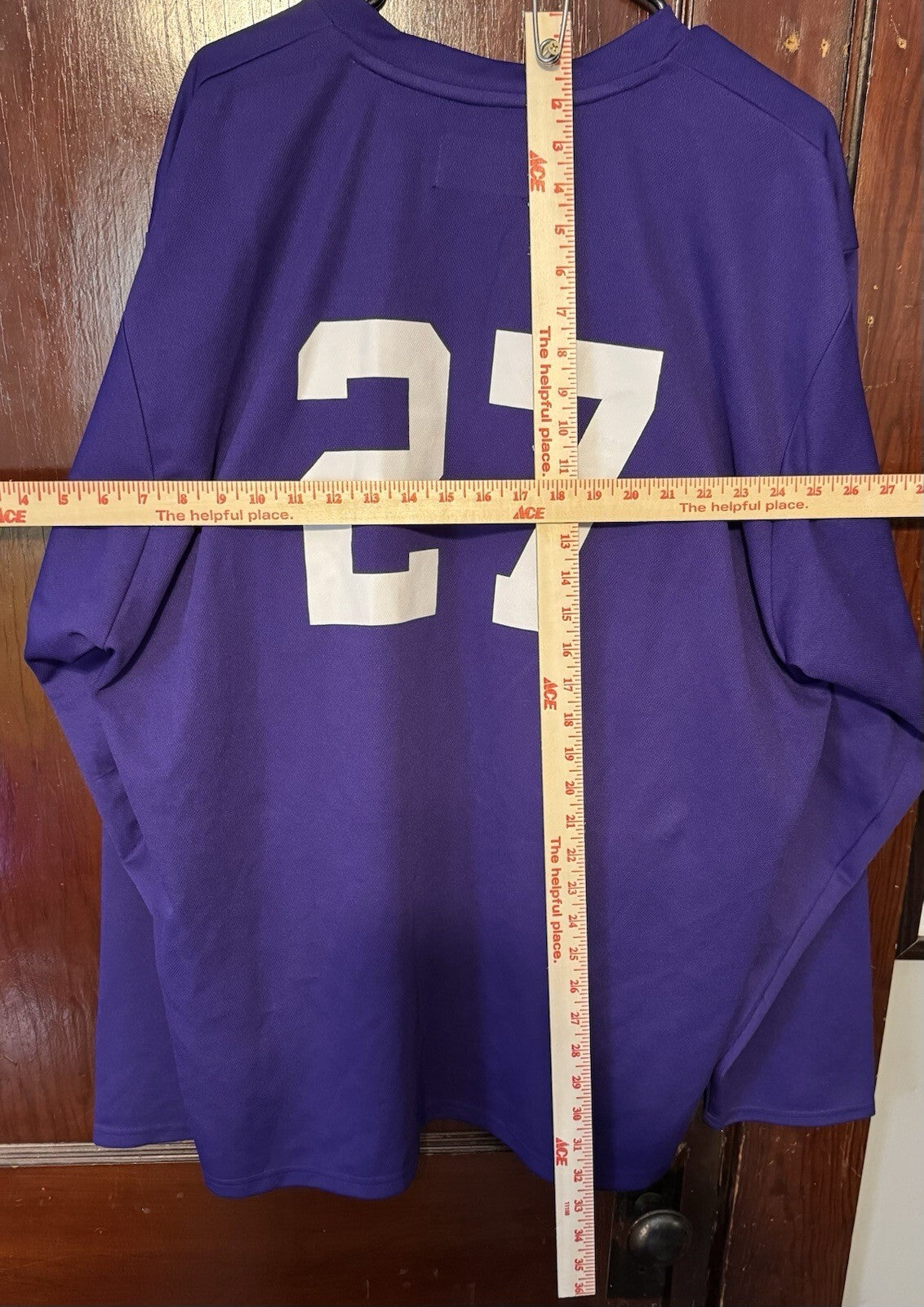 Manchester Monarchs AHL ECHL #27 Purple Hockey Jersey Size Men XL CCM