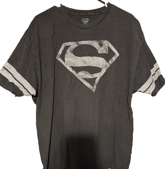 Superman T-Shirt Men Sz XXL? Black DC Comics