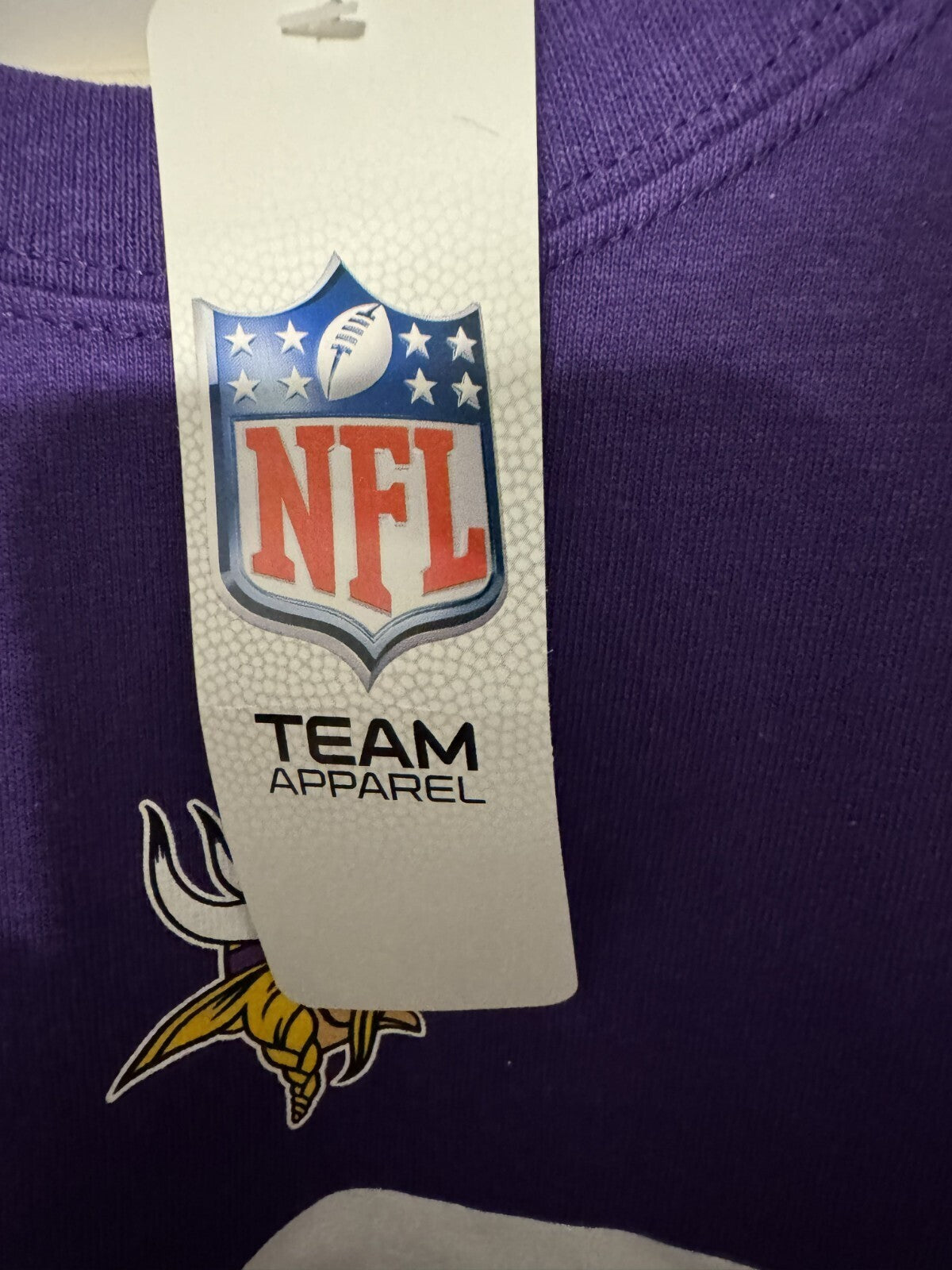 Minnesota Vikings Justin Jefferson #18 Purple Player T Shirt Men's Size L NWT