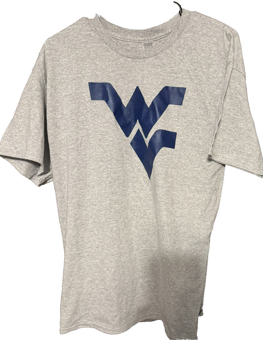 West Virginia Mountaineers T-Shirt Men Size L Gray NEW WITHOUT TAGS