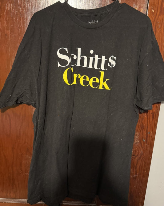 Schitt's Creek TV Show Logo T-Shirt Men's Size XXL Black
