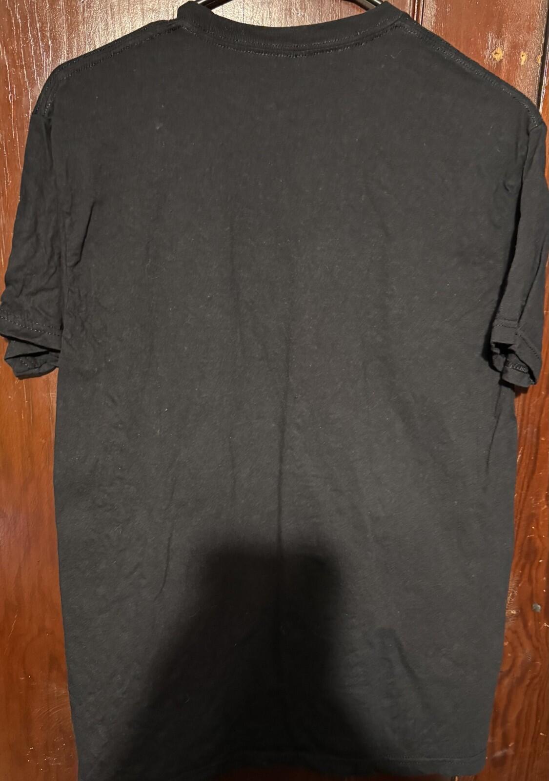San Jose Sharks Wright & Ditson Black Logo T-Shirt Sz M ?