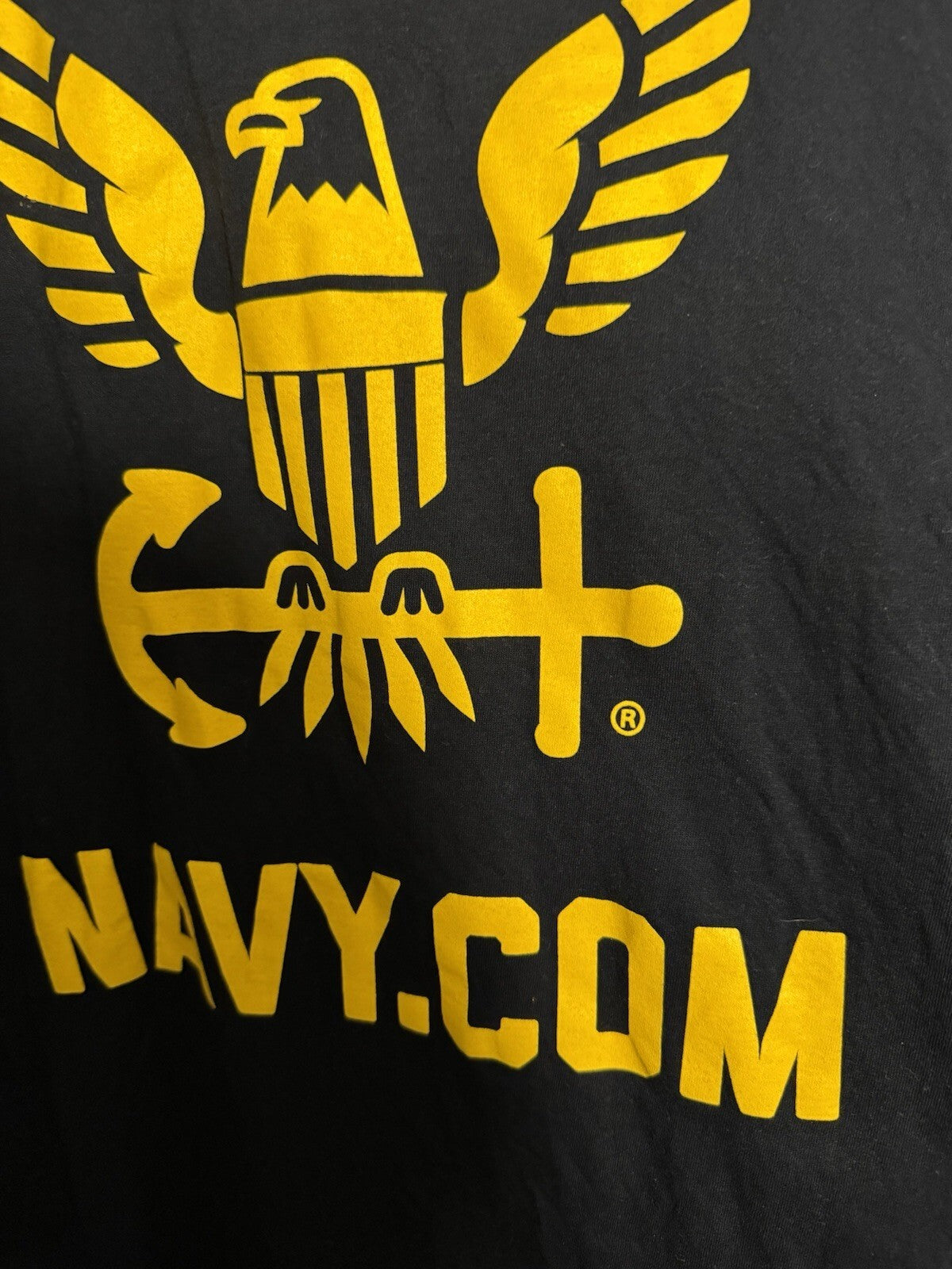 United States Navy Men's T Shirt Size  L Blue US Military
