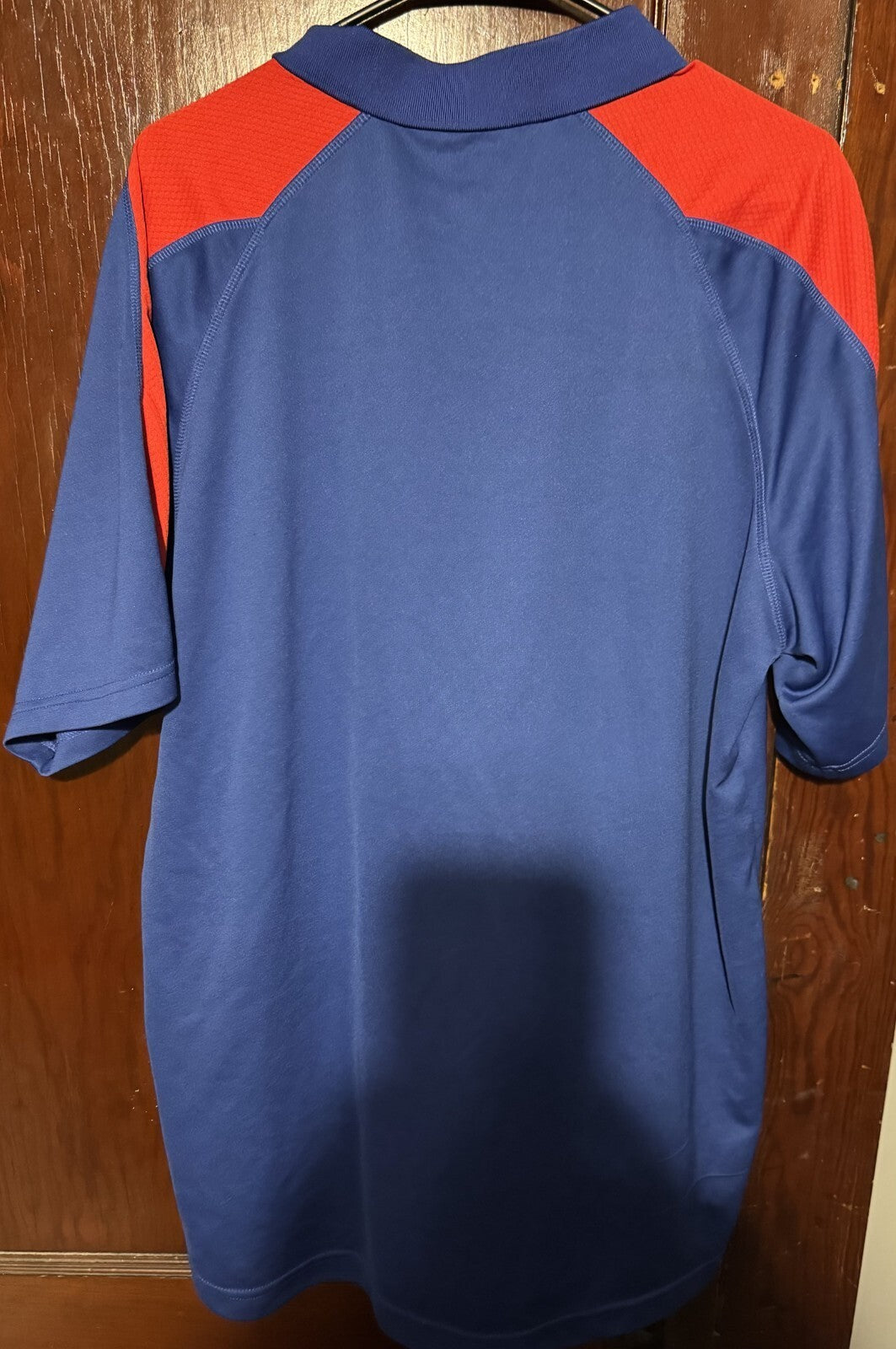 New York Giants Short Sleeve Polo Shirt Men Sz XL Blue