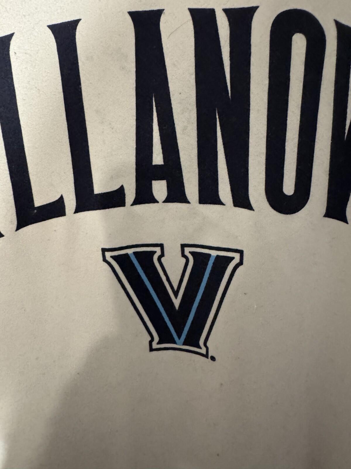 Villanova Wildcats S/S Under Armour T-Shirt Sz XL White