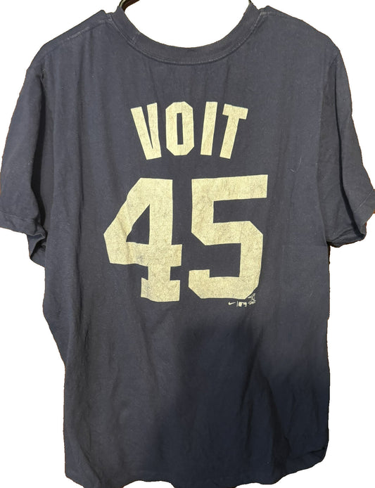New York Yankees Nike Luke Voit #45 T-Shirt Men's XL Blue