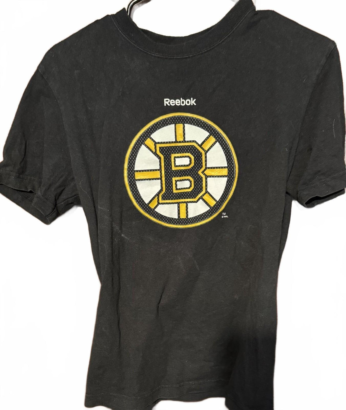 Boston Bruins Reebok Short Sleeve Tee Kid's Sz XL Black