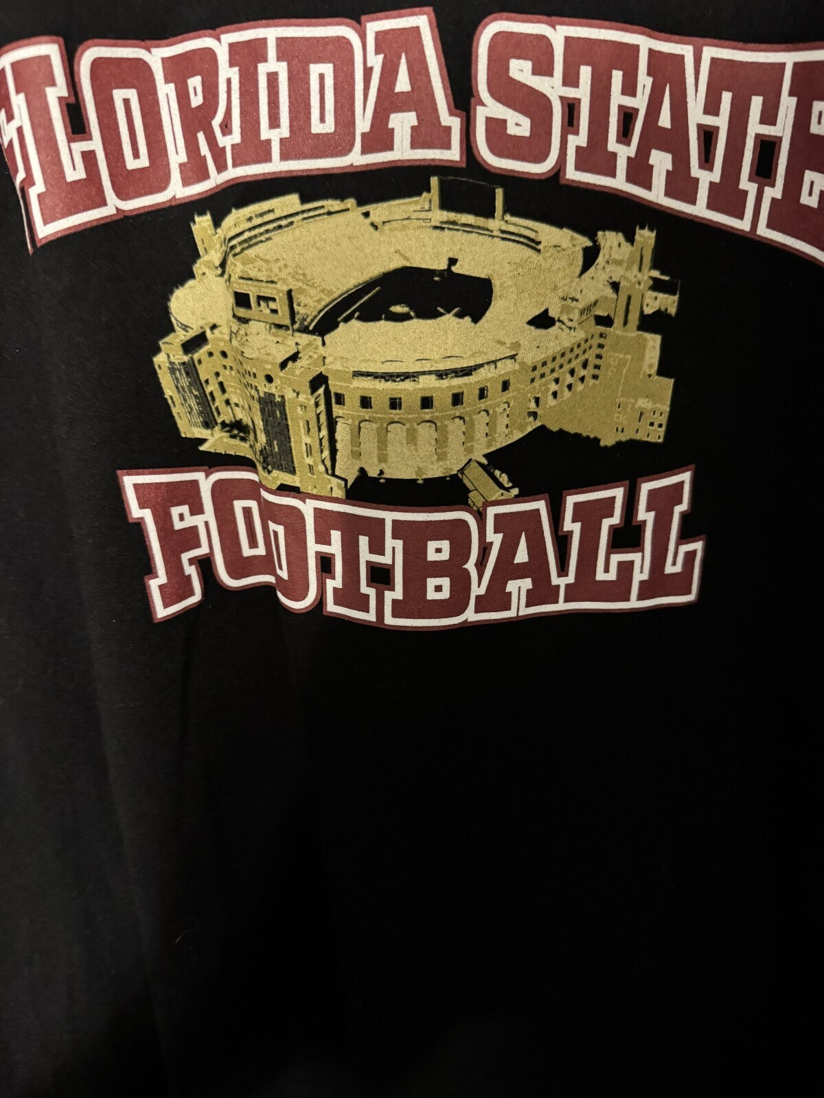 Florida State Seminoles Football FSU T-Shirt Men Sz XL Black
