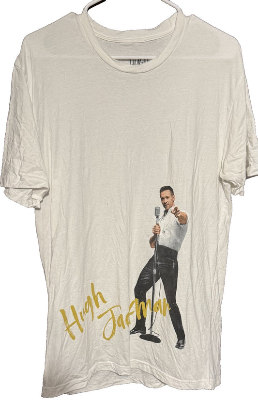 Hugh Jackman 2019 World Tour Concert t-shirt White Men's size L