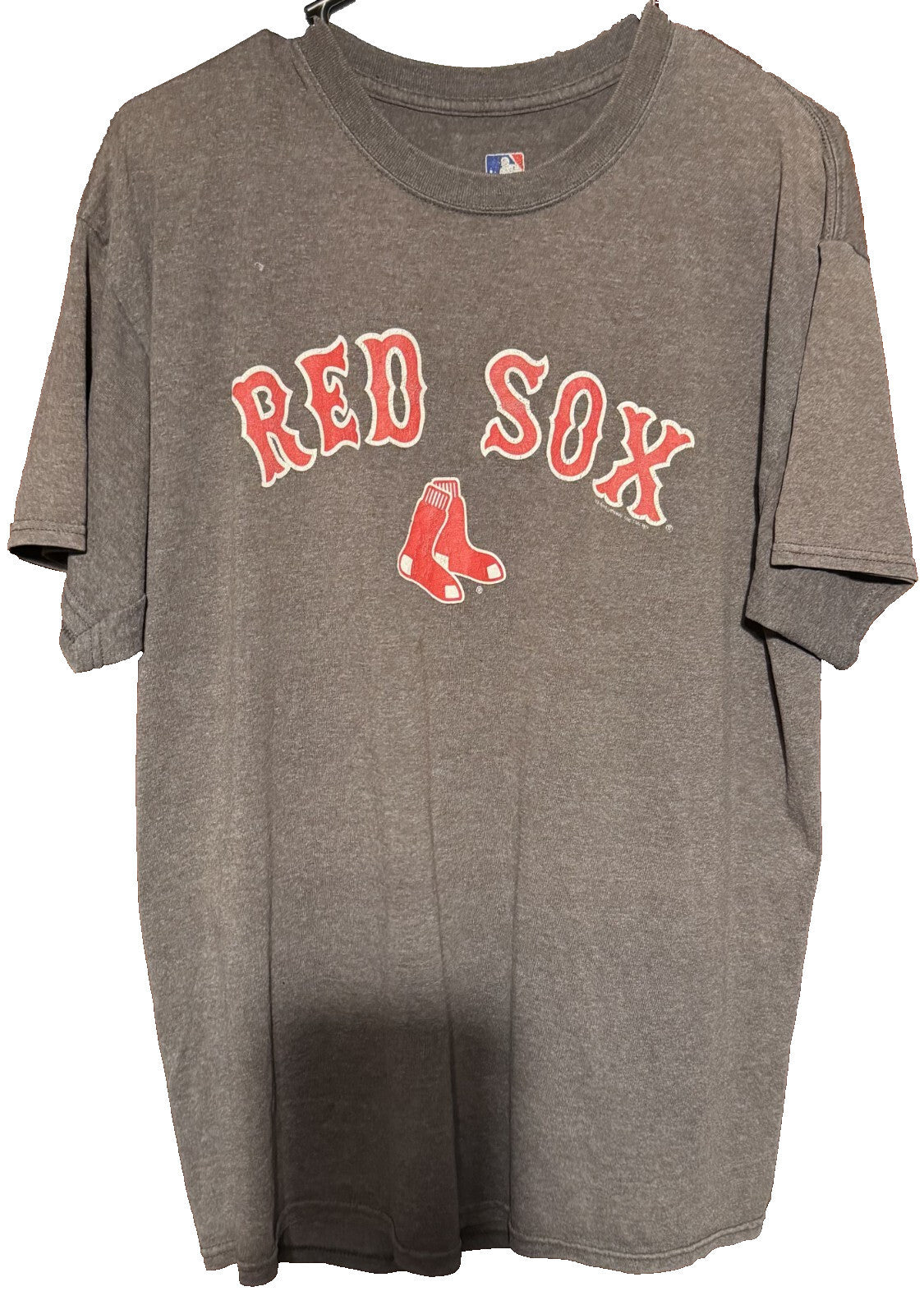 Boston Red Sox Short Sleeve Tee Men's L Gray MLB