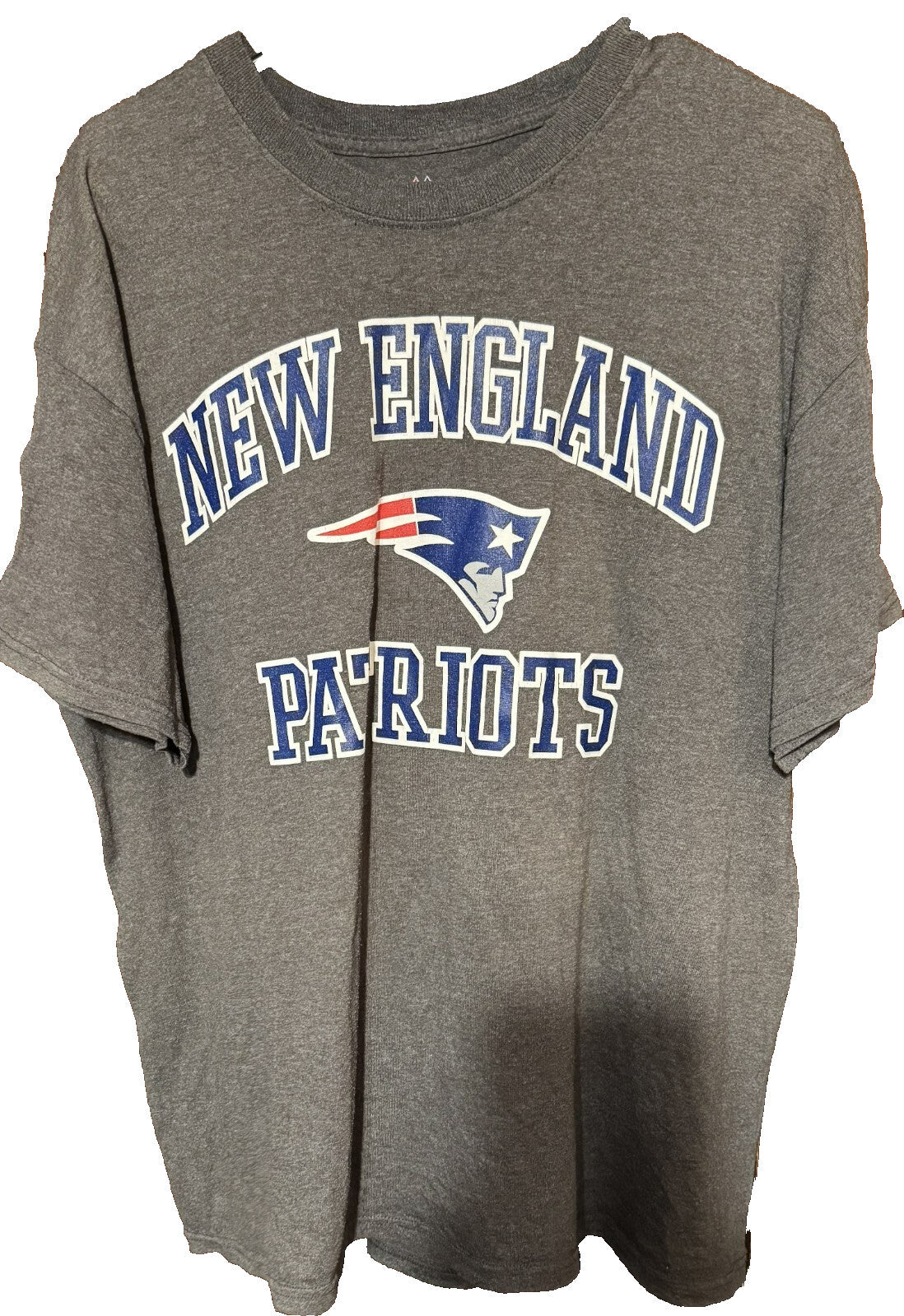 New England Patriots Majestic T-Shirt Men XL Gray T-Shirt