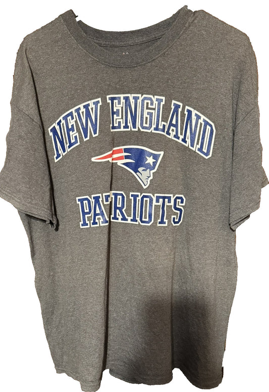New England Patriots Majestic T-Shirt Men XL Gray T-Shirt