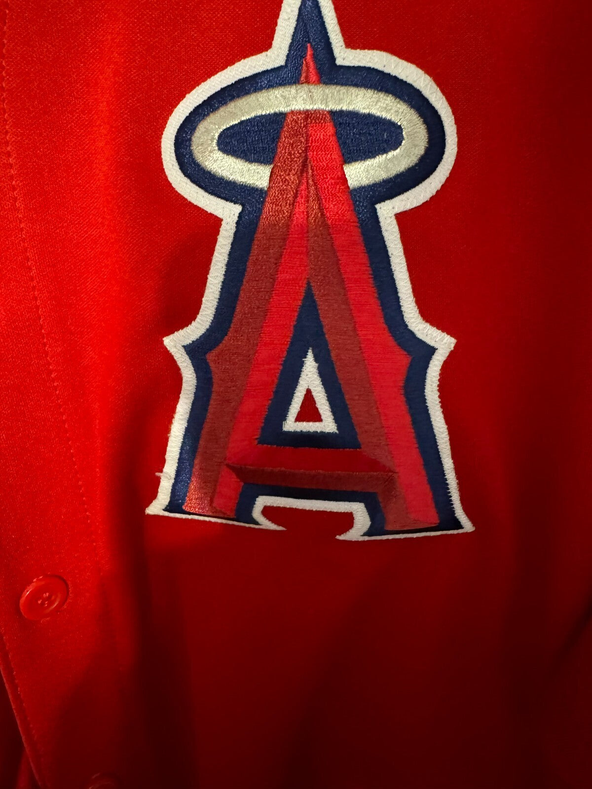 Los Angeles LA Angels of Anaheim Majestic Jersey Mens Sz XL
