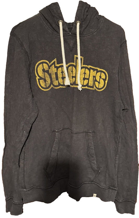 Pittsburgh Steelers '47 Brand Hoodie Men Size L Black