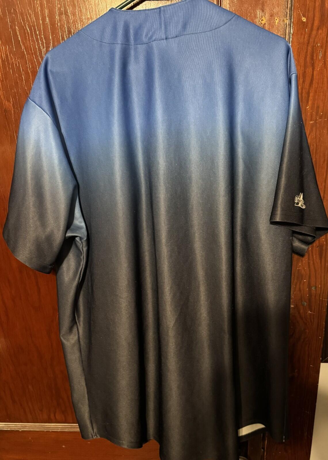 New York Yankees Majestic Gradient Jersey Men Size 2XL Blue