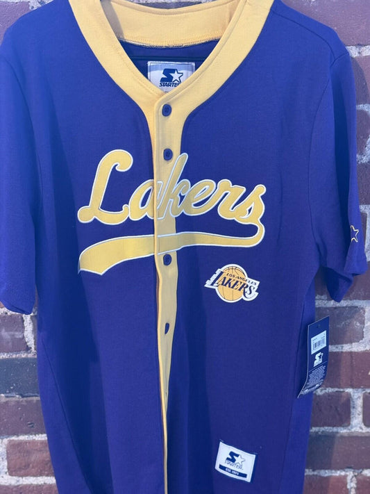 Los Angeles Lakers Starter jersey Purple Men Sz M New With Tags