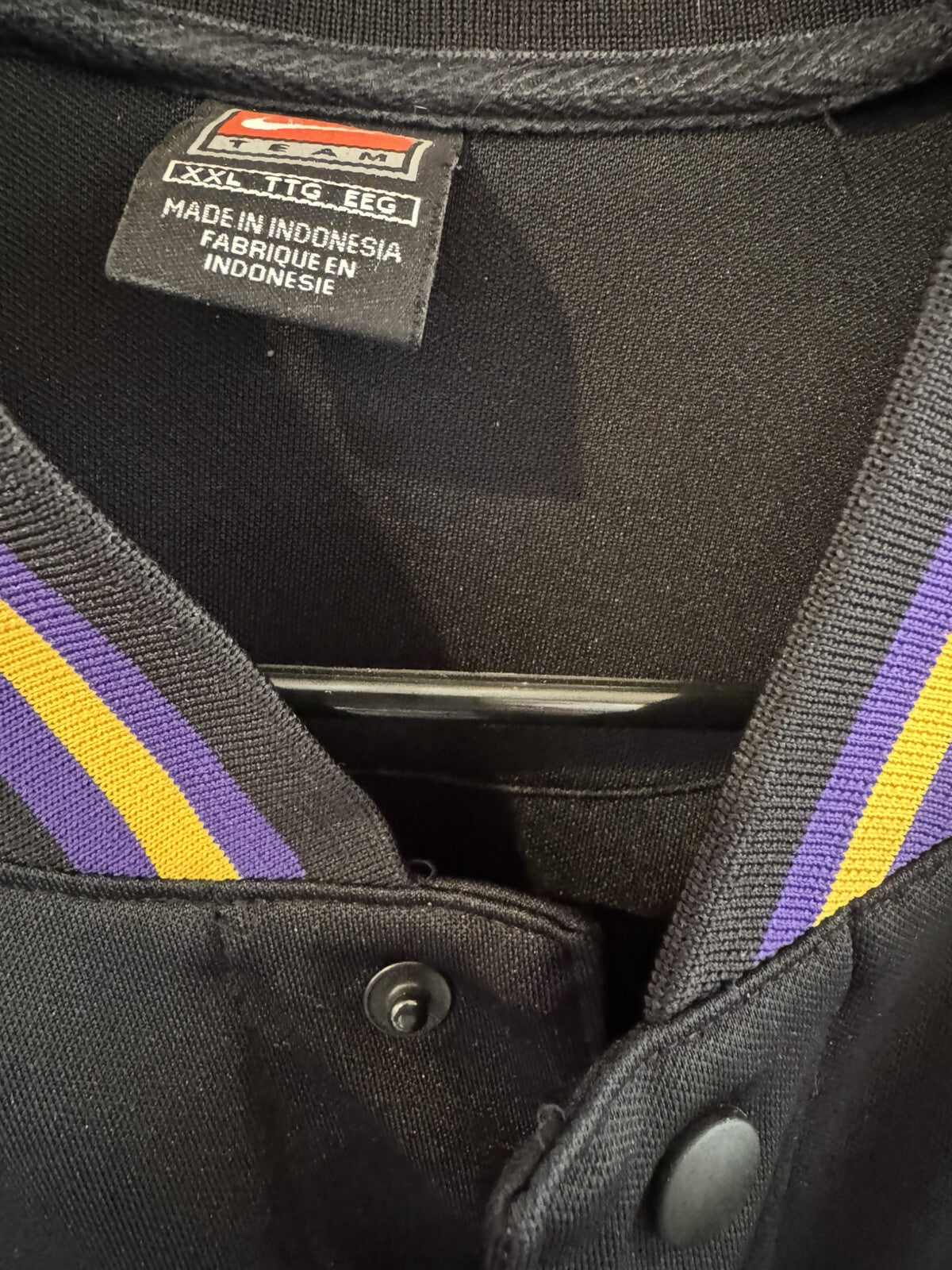 Los Angeles Lakers Nike Men Size XXL Black Shooting Shirt